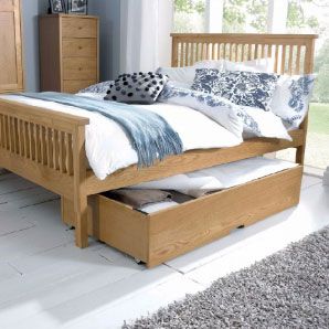 wooden bed frame